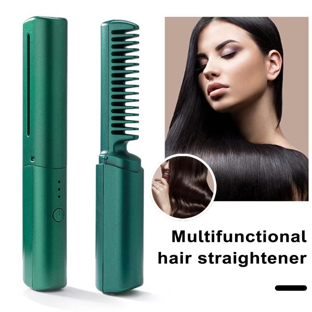Hair Straightener Comb Brush