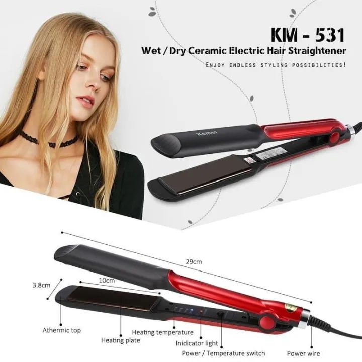 Kemei hair straightener